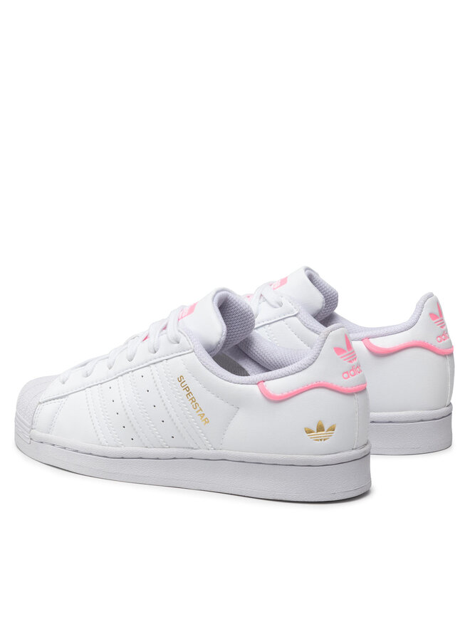 Adidas femme blanche et rose discount
