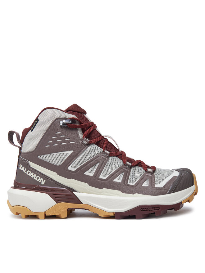 Salomon Trekingová obuv Salomon X Ultra 360 Edge Mid Gore-Tex L47698600 Hnedá