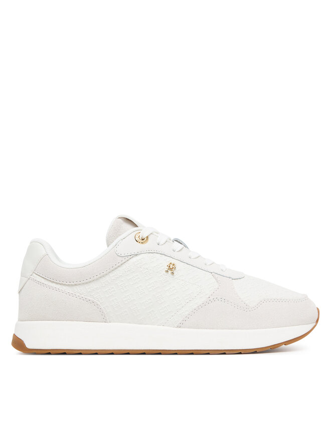 Tommy Hilfiger Sneakers Tommy Hilfiger Th Runner Monogram FW0FW09586 Creme