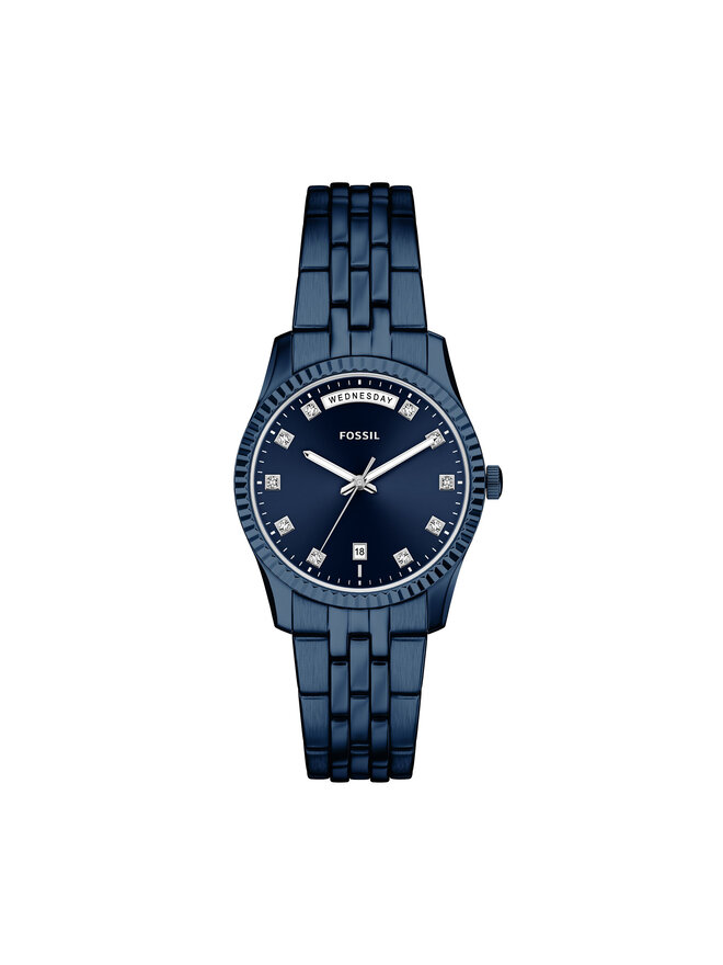 Fossil Uhr Fossil Scarlette ES5476 Dunkelblau