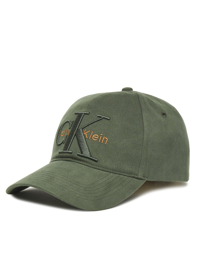 Calvin Klein Cap Calvin Klein Large Monologo LV04D5039G Grün
