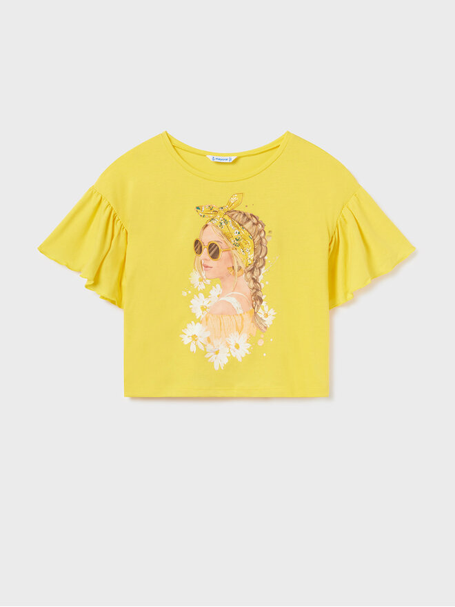 Mayoral Mayoral T-Shirt 6051 Gelb