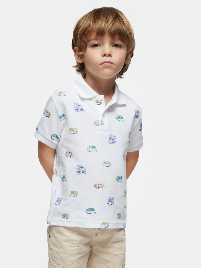 Mayoral Mayoral Poloshirt 3107 Weiß Regular Fit