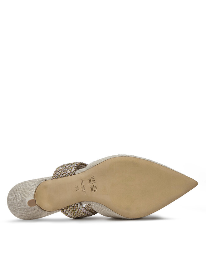 MALONE SOULIERS Klapki MALONE SOULIERS Maisie 45-154 Beżowy