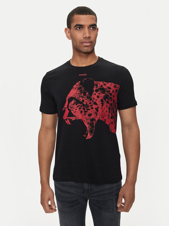 HUGO HUGO Camiseta Dikobra 50519013 Negro Regular Fit