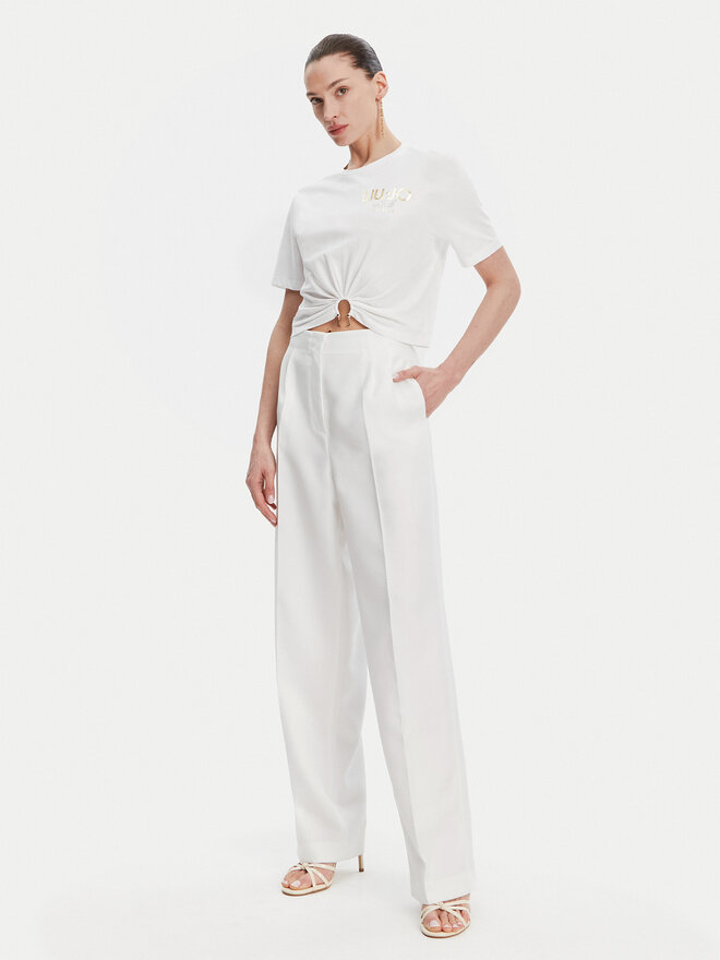 Liu Jo Liu Jo Camiseta WA5139 JS923 Blanco Regular Fit