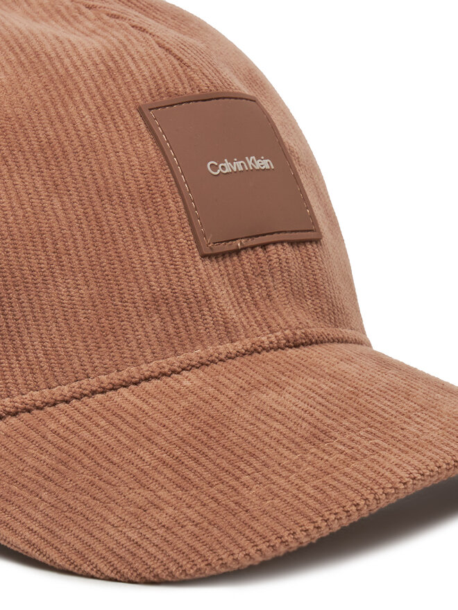 Calvin Klein Czapka z daszkiem Calvin Klein Corduroy K50K512612 Beżowy