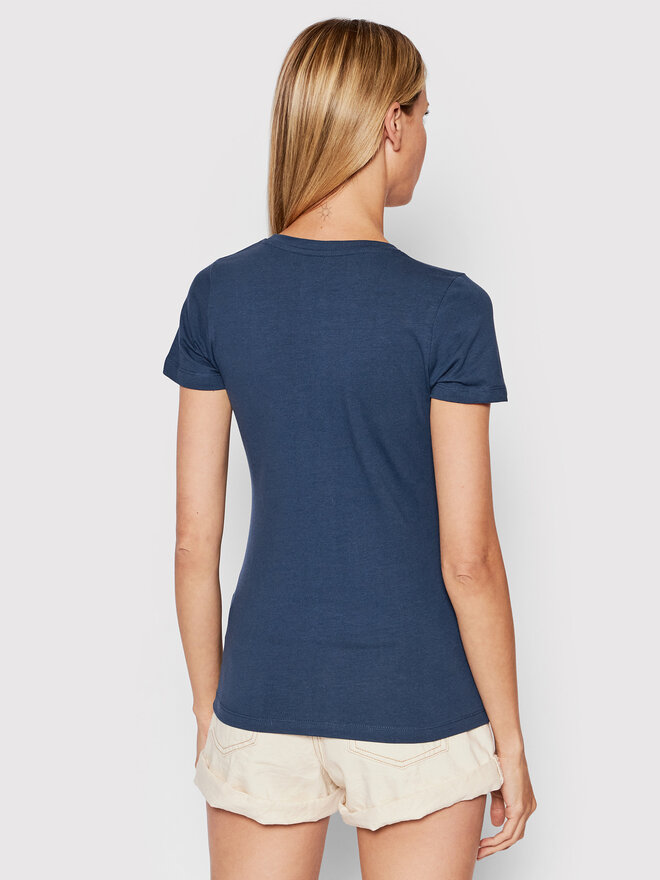 Pepe Jeans Pepe Jeans Póló New Virgina PL505202 Sötétkék Slim Fit
