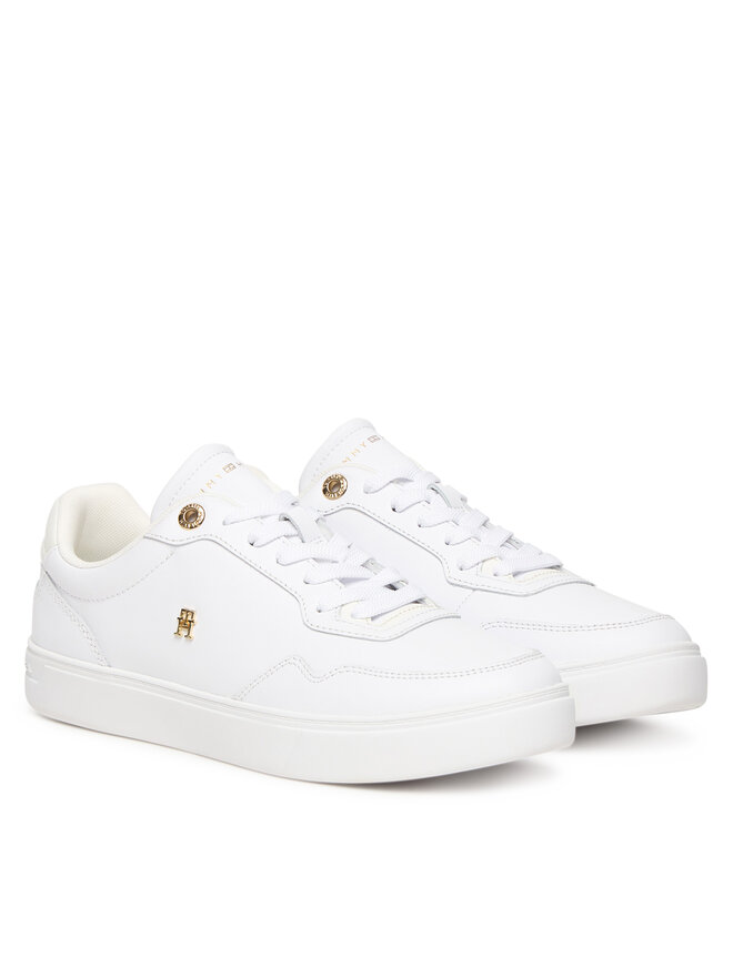 Tommy Hilfiger Sneakers Tommy Hilfiger Casual Cupsole Sneaker FW0FW09022 Weiß