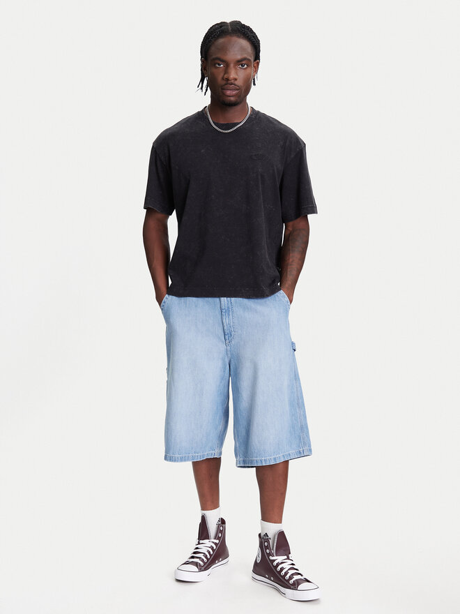 Jack & Jones Jack & Jones T-Shirt Retreat 12277886 Μαύρο Oversize