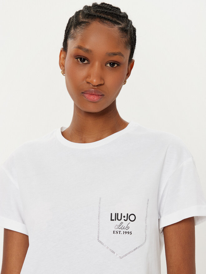 Liu Jo Liu Jo T-Shirt WA5145 J4893 Weiß Regular Fit