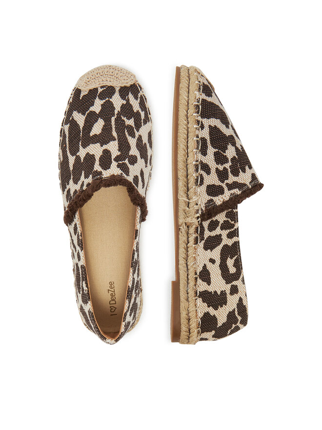 DeeZee Espadrilky DeeZee Q124-1 Hnedá