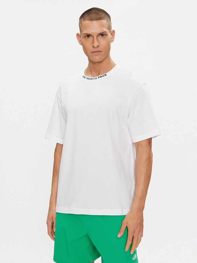 The North Face The North Face Marškinėliai Zumu NF0A87DD Balta Regular Fit