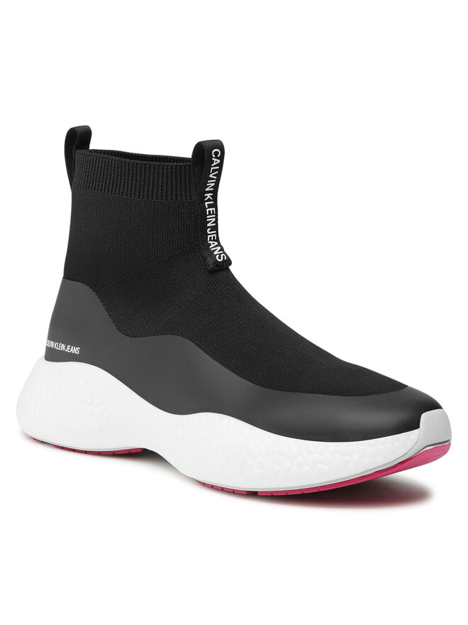 Calvin klein knit high top sneakers clearance