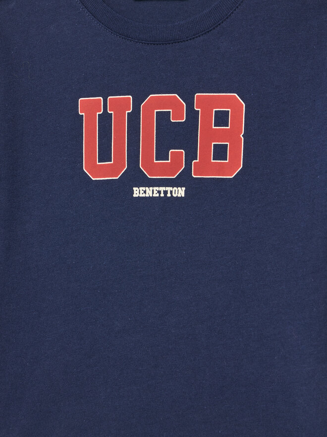 United Colors Of Benetton United Colors Of Benetton Majica 3I1XG10HT Mornarsko modra Regular Fit