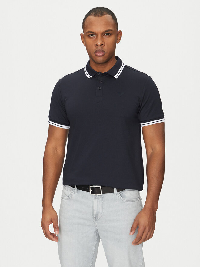 Guess Guess Póló M2GP34 KARS0 Sötétkék Regular Fit