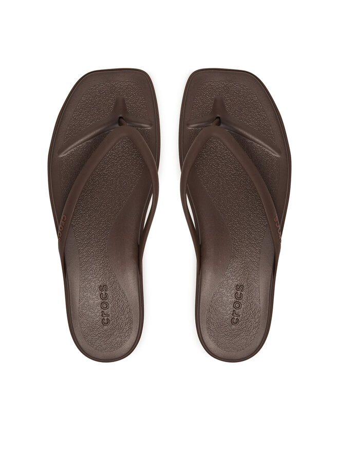 Crocs Zehentrenner Crocs Miami Flip 211435 Braun