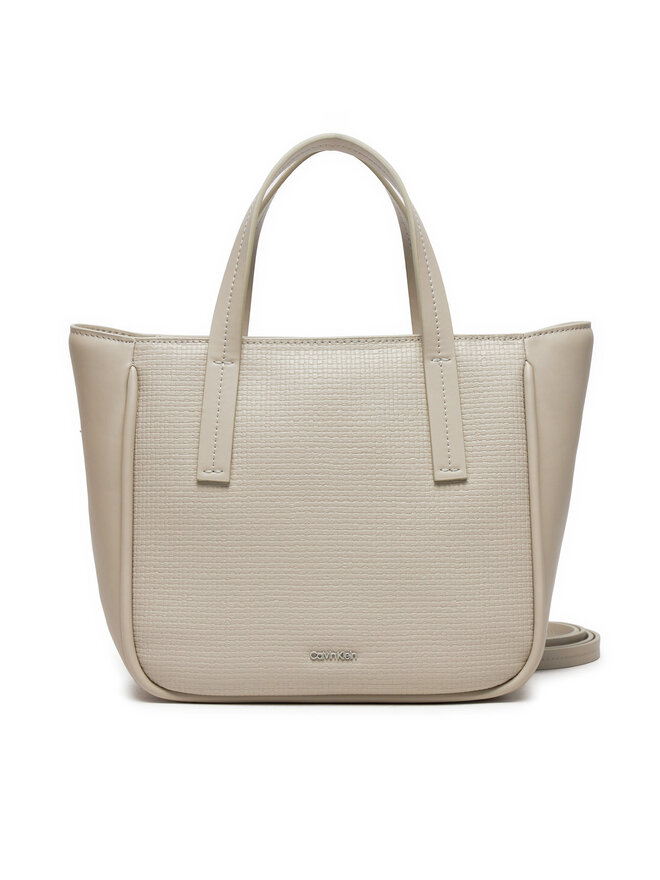 Calvin Klein Jeans Táska Calvin Klein Jeans Ck Refine Small Tote Braid K60K612337 Szürke