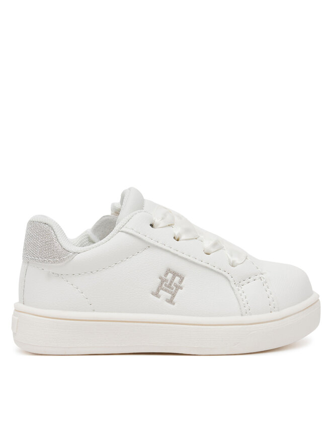 Tommy Hilfiger Sneakers Tommy Hilfiger Low Cut Velcro Sneaker T1A9-33728-1439 M Bianco