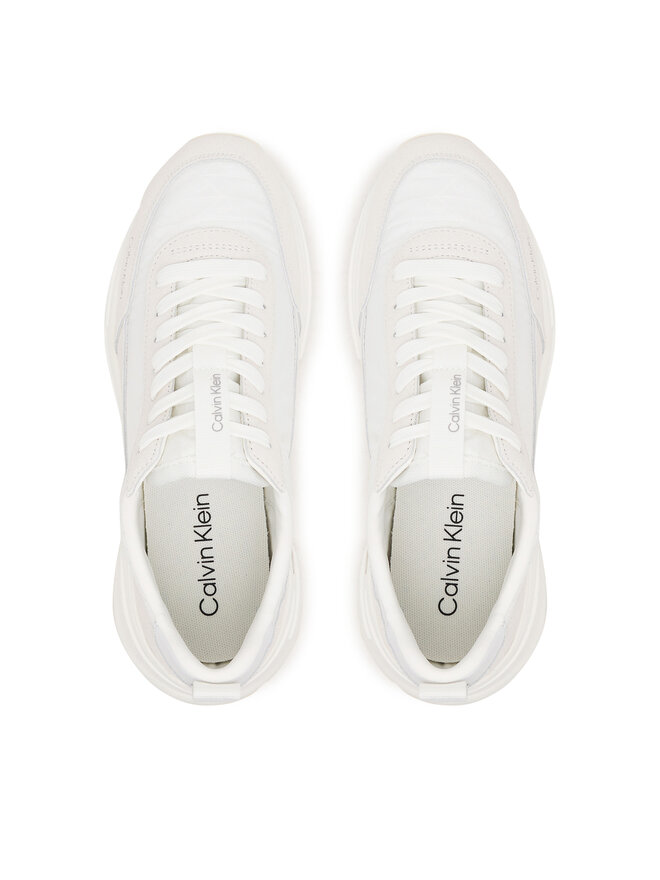 Calvin Klein Sneakersy Calvin Klein Hike Runner Casual Ny-Su Aop Wn YW0YW01995 Biały
