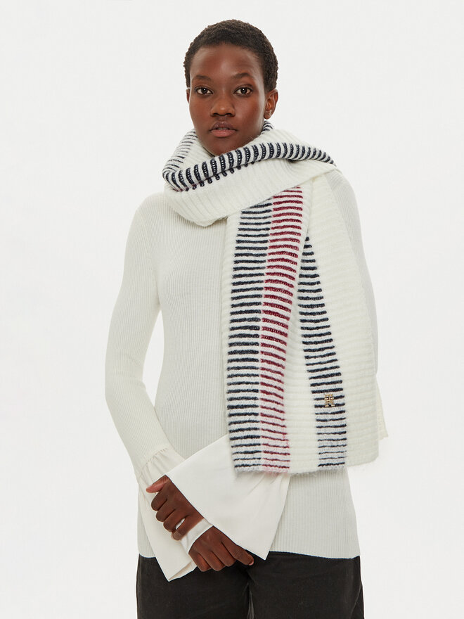 Tommy Hilfiger Шарф Tommy Hilfiger Varsity AW0AW16653 Écru