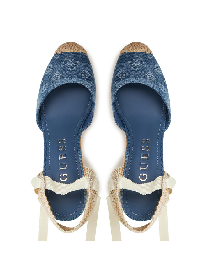 Guess Espadryle Guess FLJCYR DEN04 Niebieski
