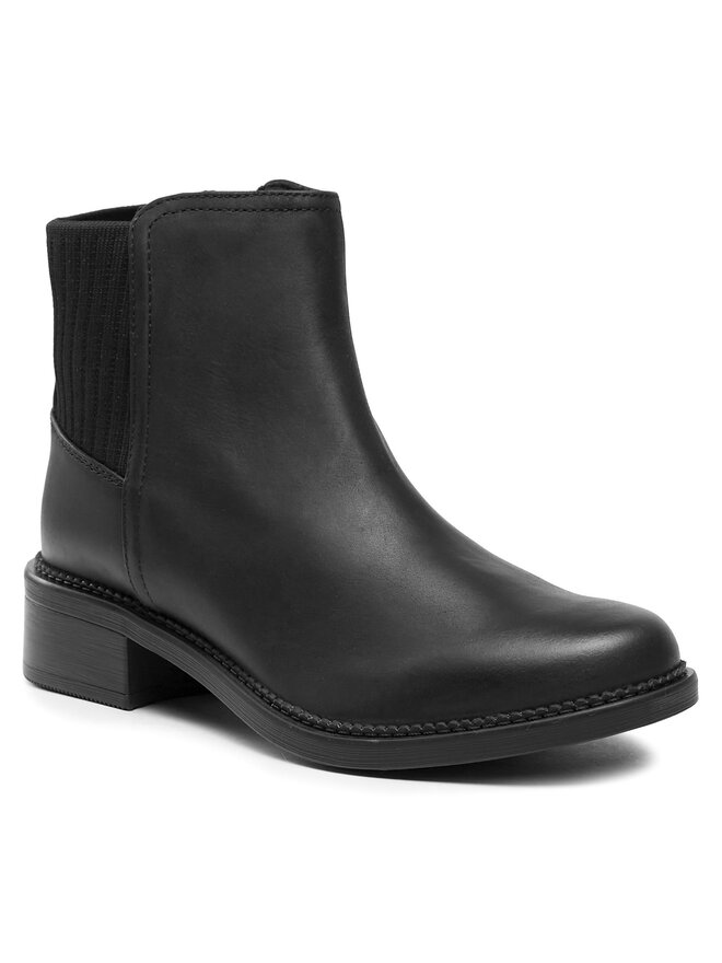 Clarks Botine Clarks Maye Palm 261743544 Negru