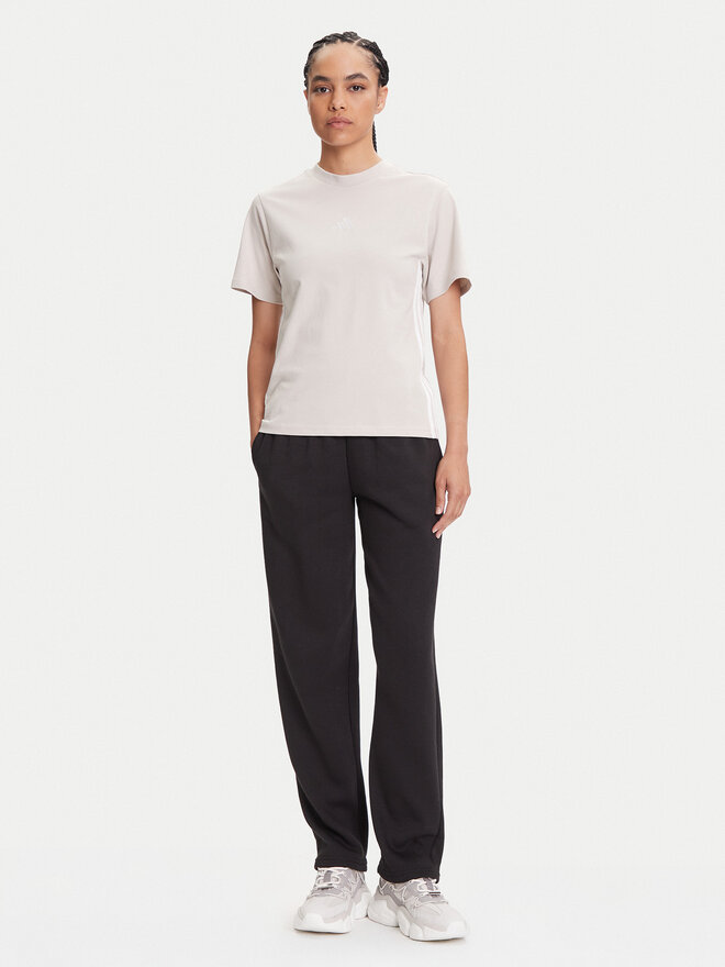 adidas adidas Camiseta Essentials 3-Stripes JE1237 Beis Regular Fit