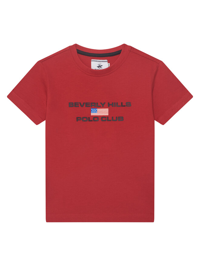 Beverly Hills Polo Club Beverly Hills Polo Club Футболка P-SS26B-TS0132 Червоний Regular Fit