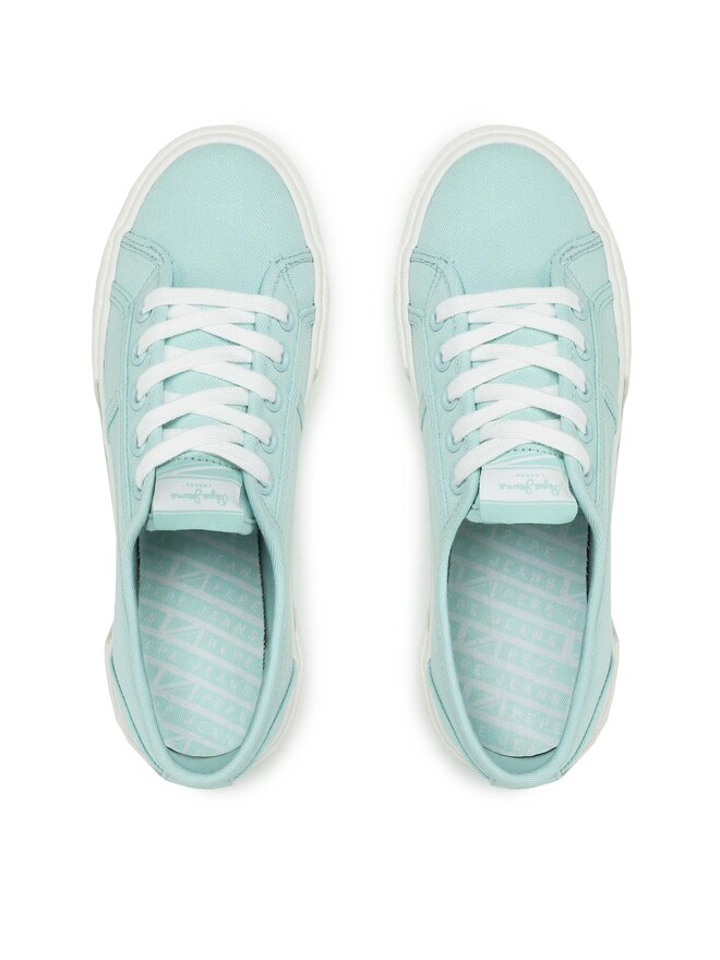 Pepe Jeans Πάνινα παπούτσια Pepe Jeans Brady Basic W PLS31287 Τυρκουάζ