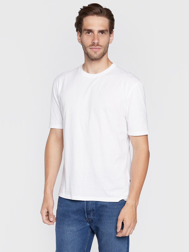 Sisley Sisley Camiseta 3I1XS101J Blanco Regular Fit