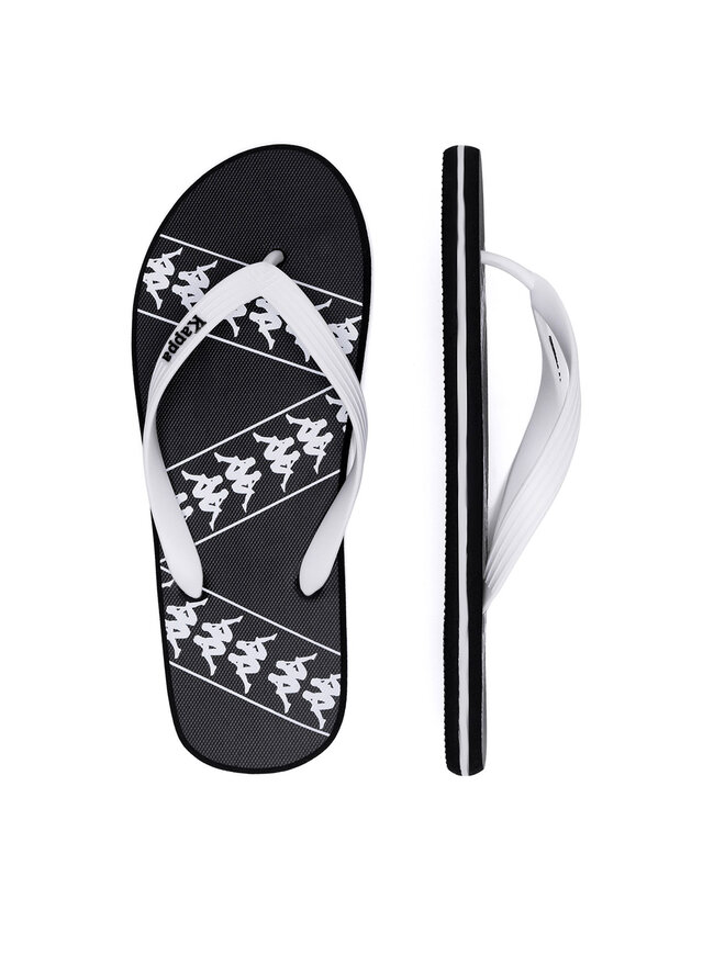 Kappa Σαγιονάρες Kappa 371D2SW Banda Selyn - Black-White Έγχρωμο