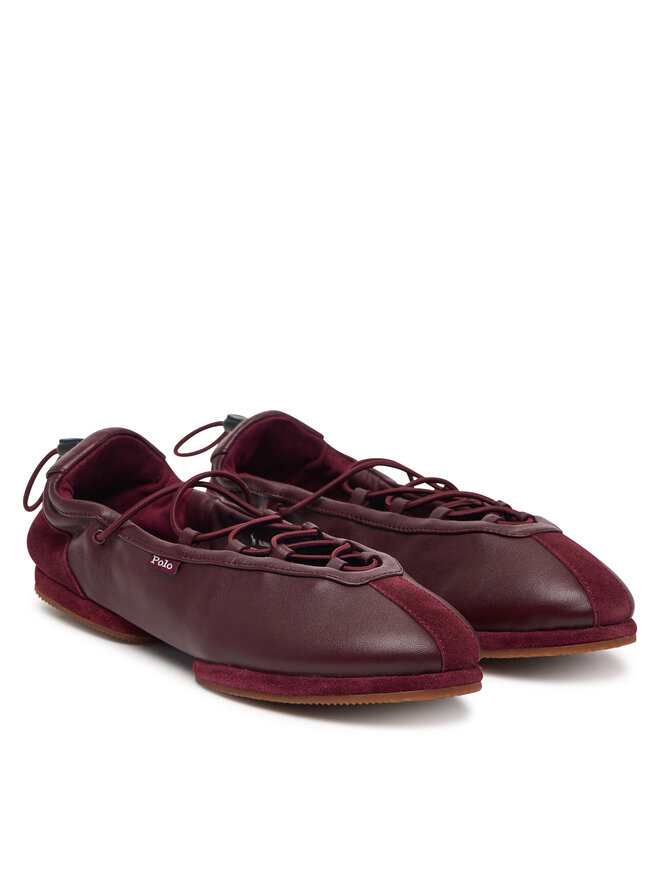 Polo Ralph Lauren Ballerinas Polo Ralph Lauren Ballerina Sneaker 804P08221003 Dunkelrot