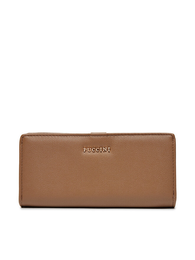 Puccini Голям дамски портфейл Puccini BLP837A Кафяв
