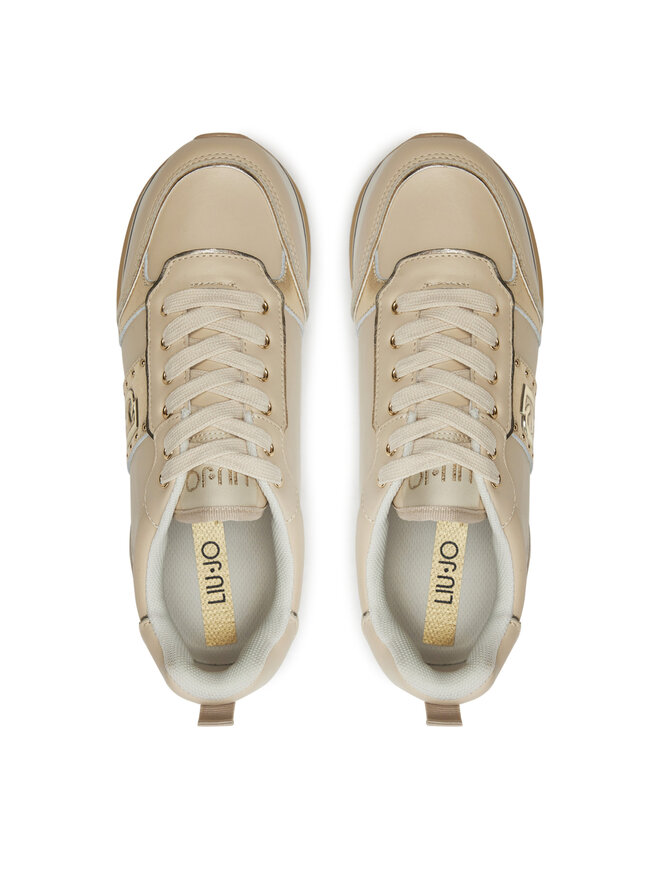 Liu Jo Sneakersy Liu Jo Maxi Wonder 71 BF4003 P0102 Béžová