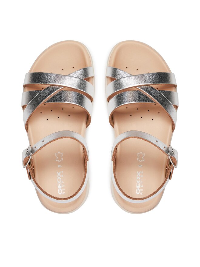 Geox Сандали Geox J Sandal Soleima Gir J45GSA 000CF C1007 S Сребрист