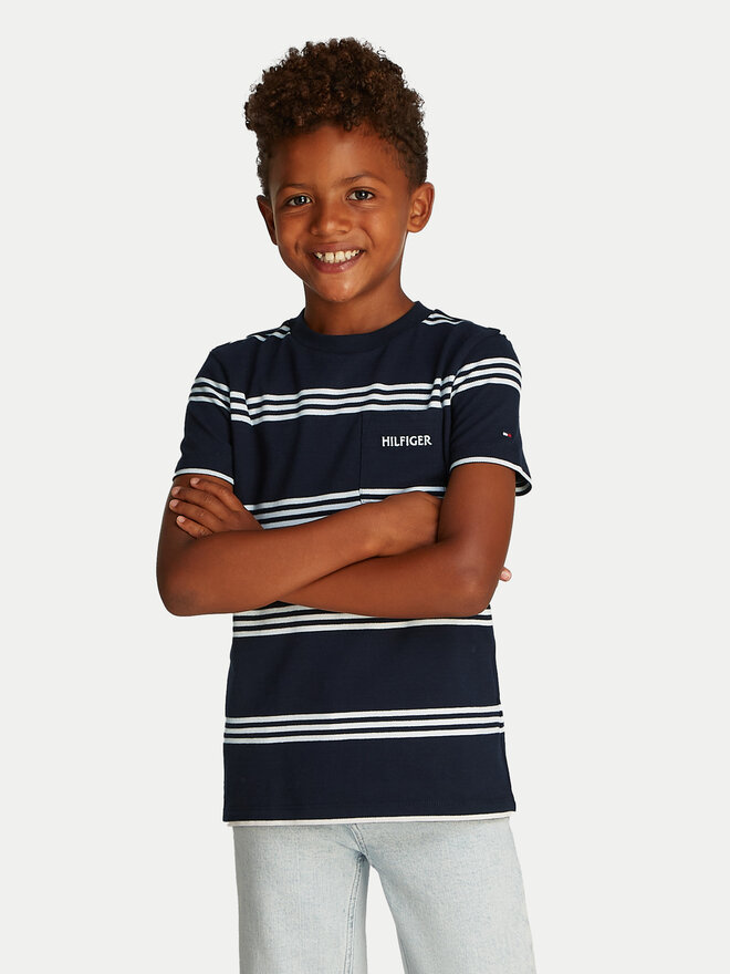 Tommy Hilfiger Tommy Hilfiger Marškinėliai KB0KB09534 Tamsiai mėlyna Regular Fit