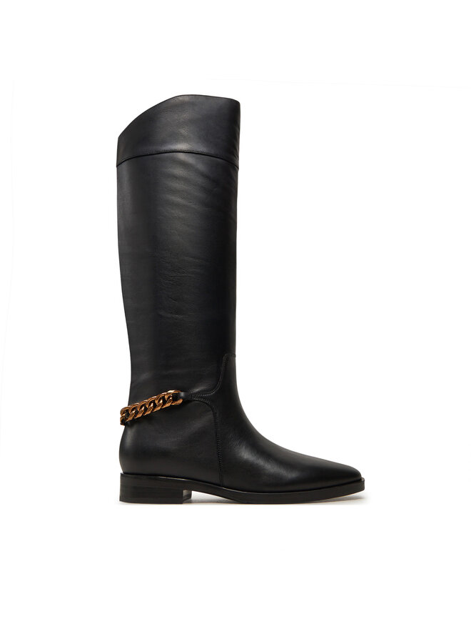 Guess Kozačky Guess Joicy FLFJOI LEA11 Černá