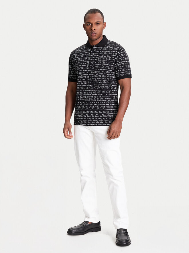 KARL LAGERFELD KARL LAGERFELD Poloshirt 745120 553225 Schwarz Regular Fit