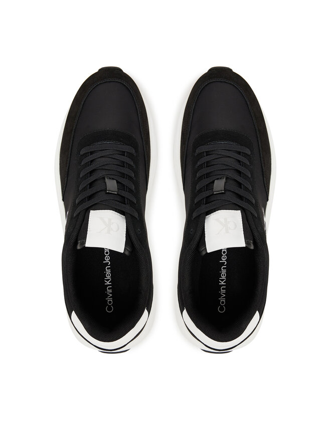Calvin Klein Jeans Superge Calvin Klein Jeans Athleisure Runner Laceup Ny-Su YM0YM01370 Črna