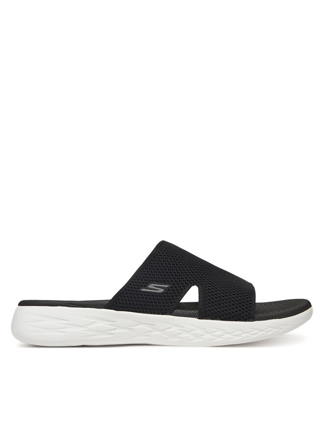 Skechers Παντόφλες Skechers On-The-Go 600-Oceanside 140003/BKW Μαύρο