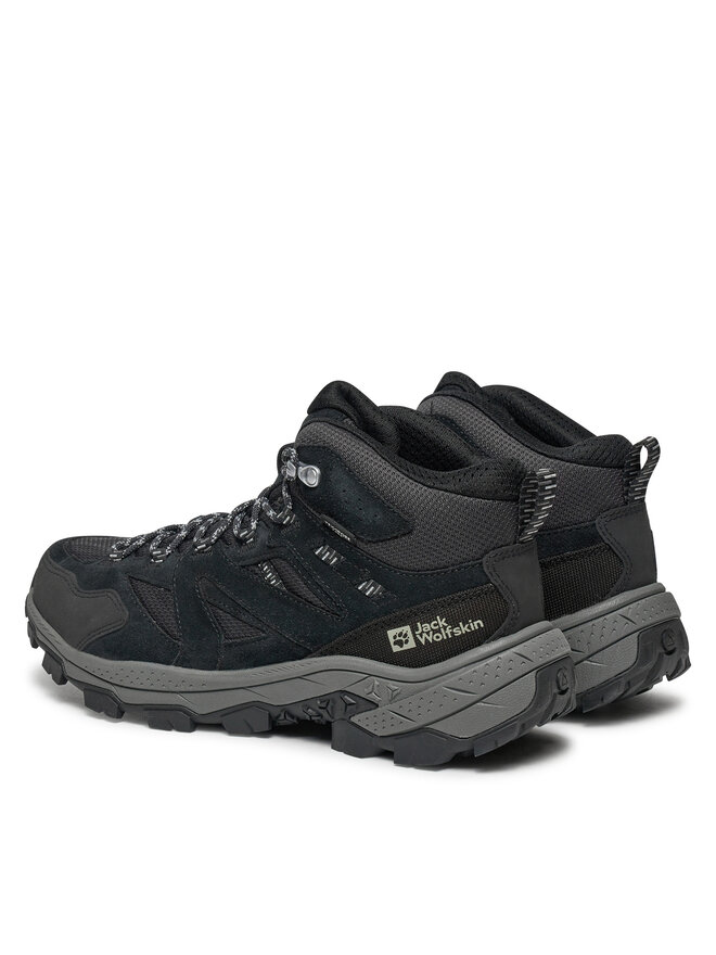 Jack Wolfskin Trekkingi Jack Wolfskin Vojo Tour Texapore Mid M A62072 Szary