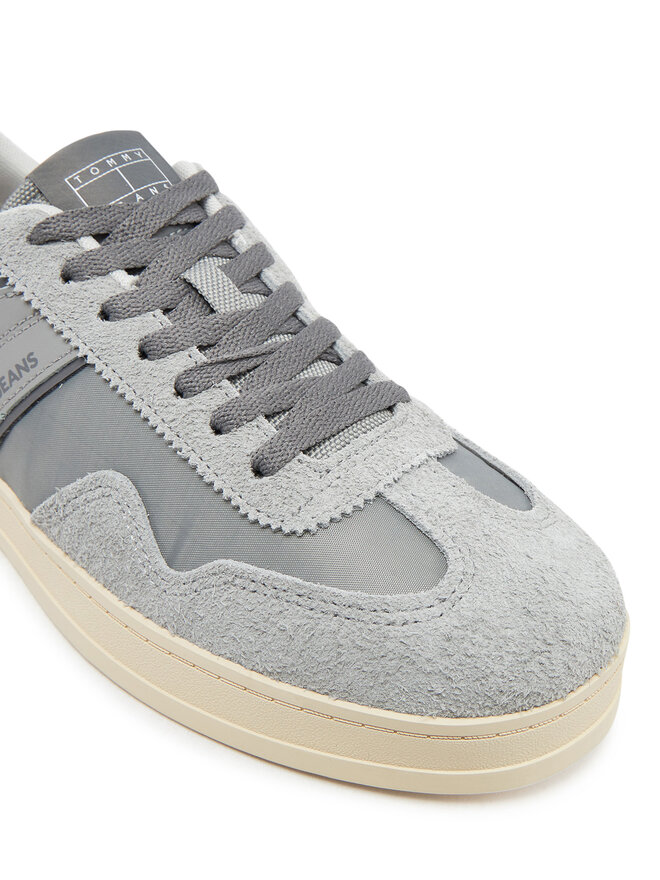 Tommy Jeans Sneakersy Tommy Jeans The Greenwich Mix Media EM0EM01606 Sivá