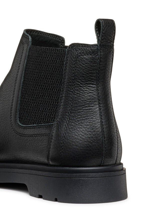 Geox Kotníková obuv s elastickým prvkem Geox U Spherica Ec1 U36D1C 00046 C9997 Černá