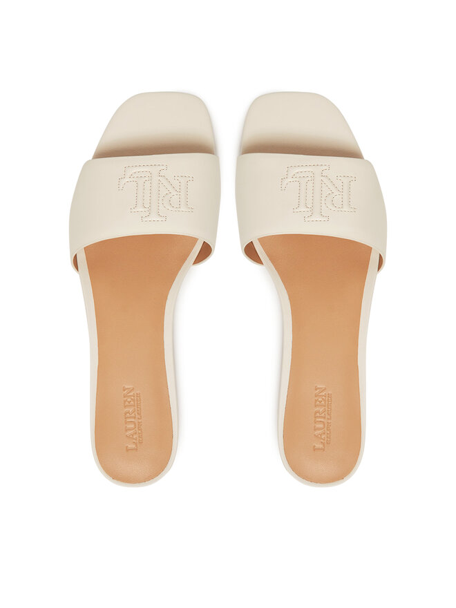 LAUREN RALPH LAUREN Pantoletten LAUREN RALPH LAUREN Everley 802959143009 Weiß