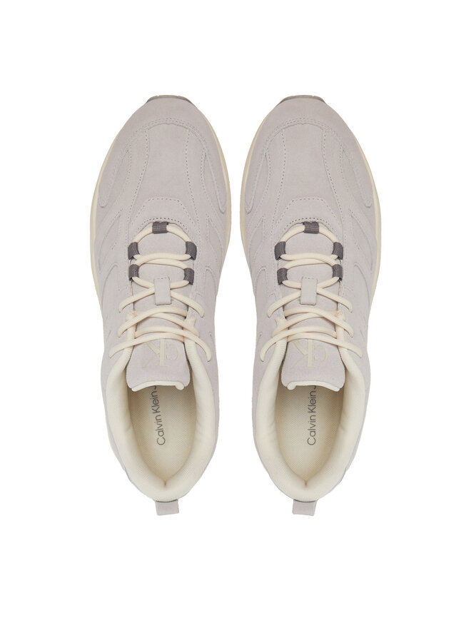 Calvin Klein Jeans Сникърси Calvin Klein Jeans Retro Tennis Low Mg Mix Media YM0YM01171 Сив