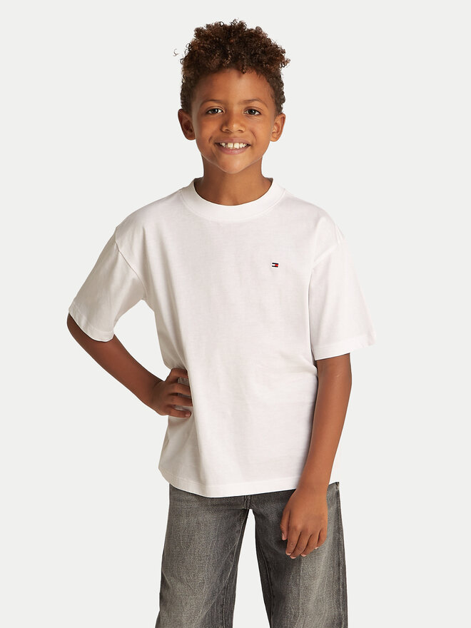 Tommy Hilfiger Tommy Hilfiger Camiseta Essential Archive KB0KB09646 S Blanco Regular Fit