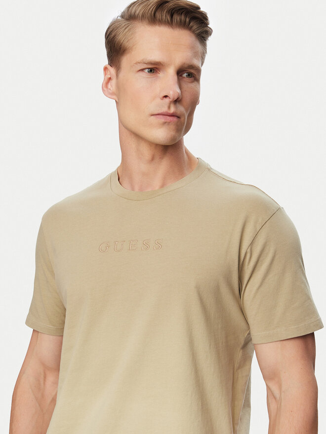 Guess Guess Футболка M6GI29 K3258 Бежевий Regular Fit