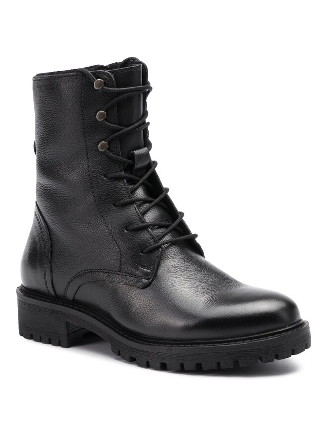 Geox Schnürstiefeletten Geox D Hoara E D94FTE 00085 C9999 Schwarz