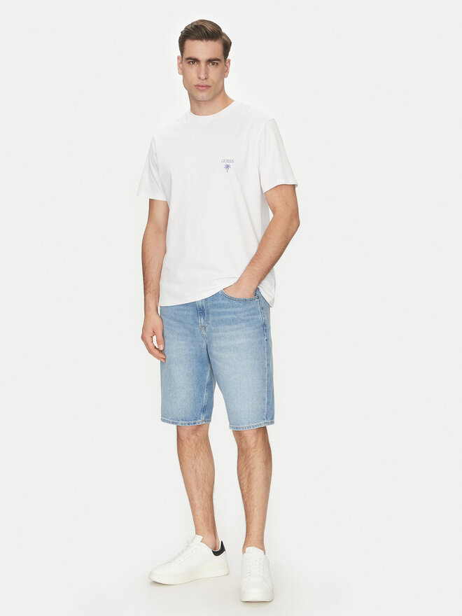 Guess Guess T-Shirt F5GI09 KA260 Λευκό Regular Fit